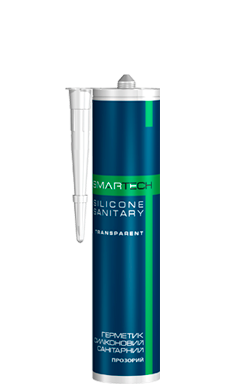 Силікон санітарный прозорий ТМ "SMARTECH" 280 мл